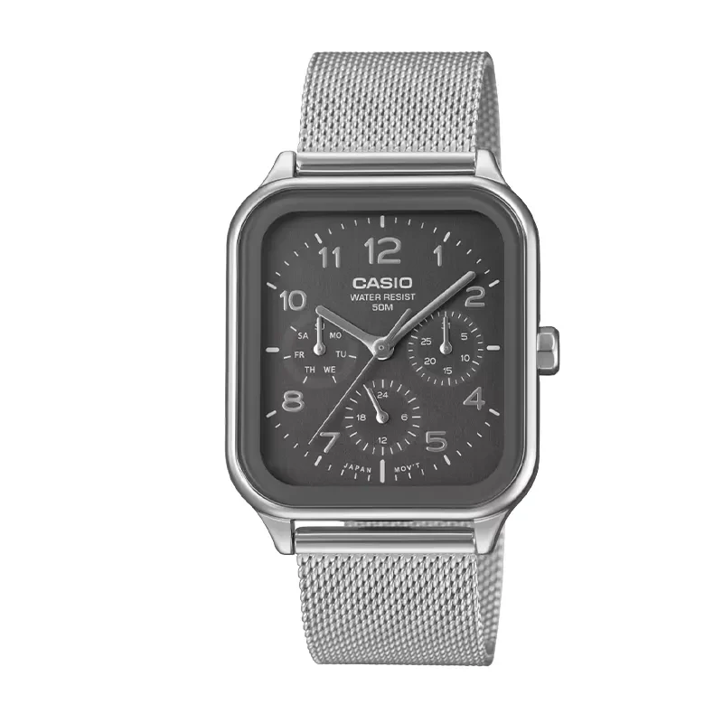 Casio Enticer Multifunction Mesh Band Men's Watch- MTP-M306M-8AV